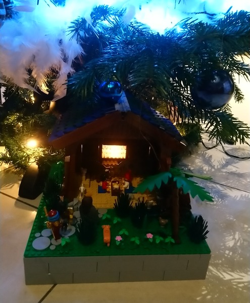 Crèche de Noël Lego